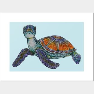 Proud Mary the Sea Turtle Posters and Art